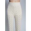 Women's Amelia Relaxed Fit High-Waist Lean-Fit Hip Straight Leg Pant, Ivory - Sweaters - 5 - thumbnail