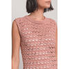 Women's Remi Crochet Dress, Rosa - Dresses - 5 - thumbnail