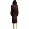 Women's Pia Striped Elastic Waistband Pull-On Tube Skirt, Black & Cocoa - Skirts - 6 - thumbnail