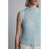 Bria Tank, Robin Egg Blue Tweed - Tank Tops - 4 - thumbnail