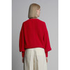 Layla Sweater, Rosso - Sweaters - 3 - thumbnail