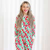 Women's Long Sleeve Pajamas, Holiday Lights - Pajamas - 2 - thumbnail