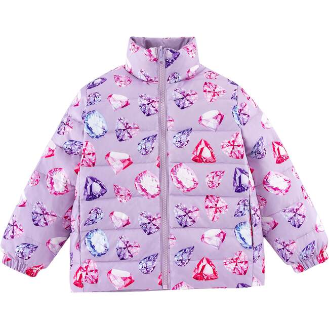 Blake Hooded Reversible Down Jacket, Diamond Love