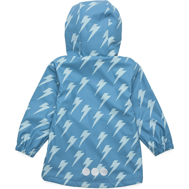 Recycled Waterproof Raincoat, Lightning Bolt - Raincoats - 4
