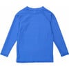 UPF50+ Sustainable Crew Neck Long Raglan Sleeve UPF50+ Rashguard, Azure Blue - Rash Guards - 2 - thumbnail