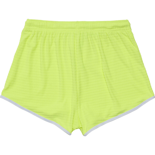 UPF50+ Contrast Piped Drawstring Swim Shorts, Citron Zest