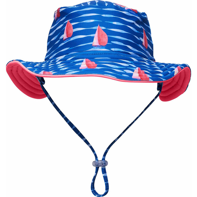 Reversible Bucket Hat, Sailboat Rock