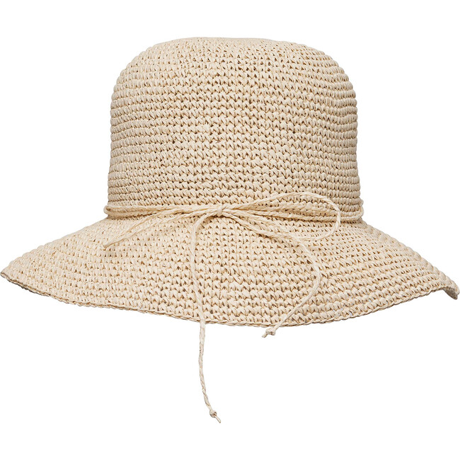 Packable Wide Brim Hat, Natural