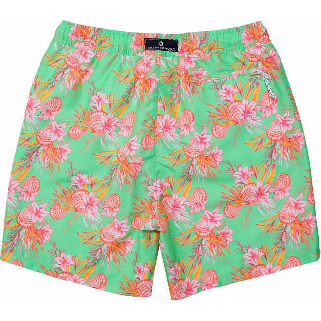 Men's Sustainable Comfort Lined Drawstring Swim Short, Coastal Shells