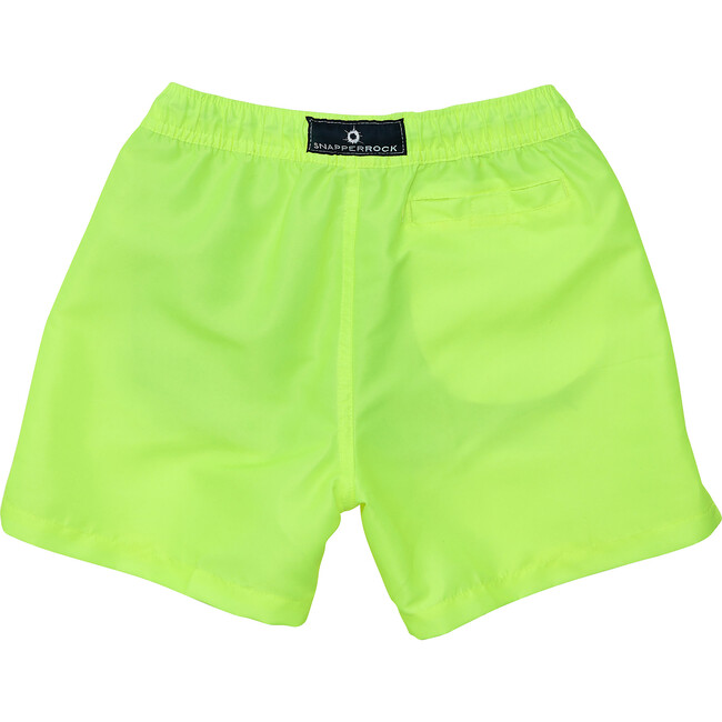 Comfort Lined Drawstring Swim Short, Citron