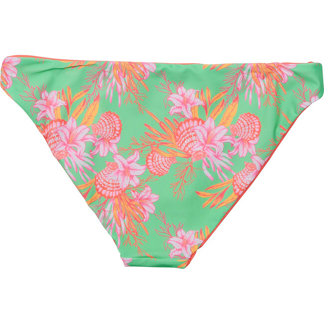 Women's Sustainable Reversible Bikini Bottom, Coastal Shells