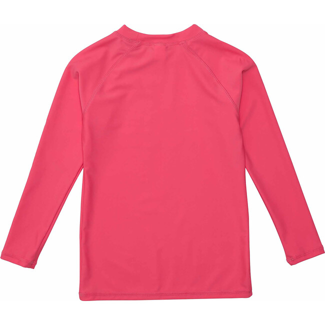 Crew Neck Long Raglan Sleeve Rashguard, Rocking Red
