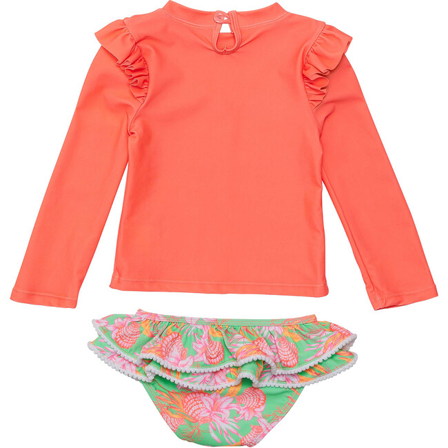 UPF50+ Sustainable Ruffle Set, Coastal Shells