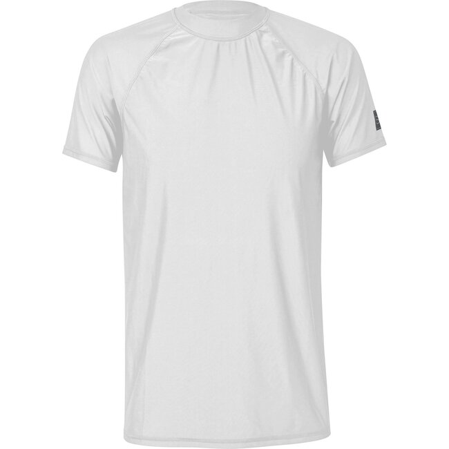 Men's White Short Sleeve Rash Top