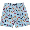 Mens Retro Surf Volley Board Short - Swim Trunks - 3