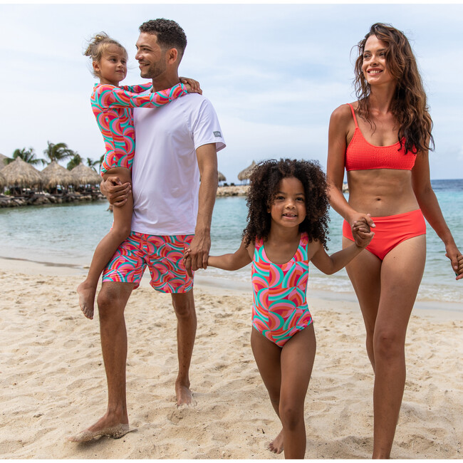 Mens Geo Melon Sustainable Swim Short