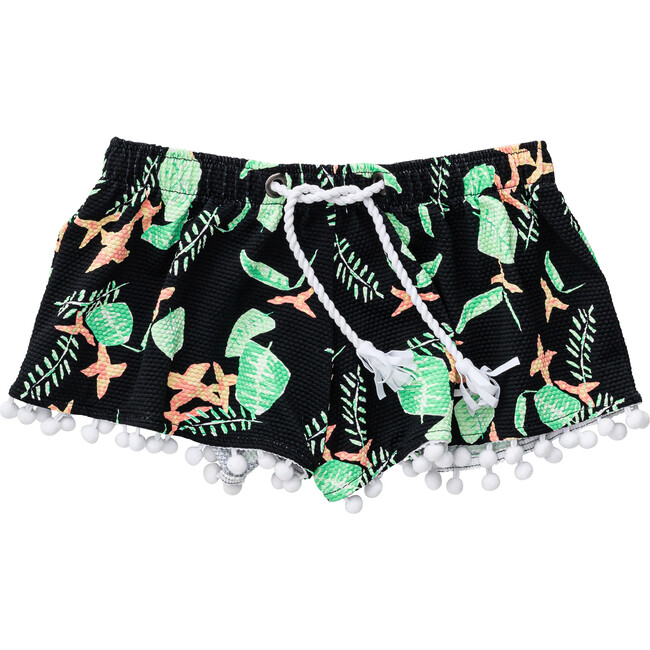 Sustainable Swim Shorts, Neon Rainforest