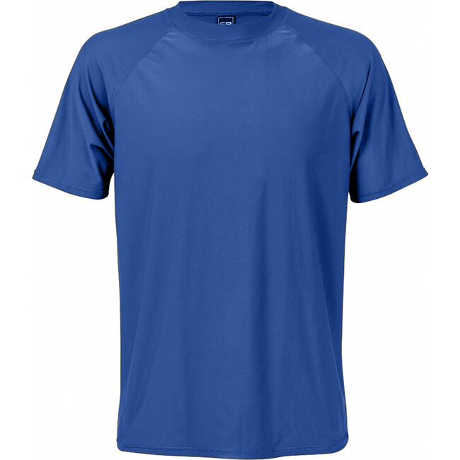 Mens Denim Blue SS Rash Top