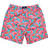Mens Geo Melon Sustainable Swim Short - Swim Trunks - 3 - thumbnail