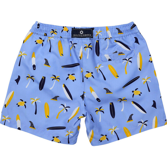 Sustainable Comfort Lined Drawstring Swim Short, Turtle Break