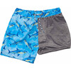 Sustainable Comfort Lined Drawstring Swim Short, Jawsome Waves - Swim Trunks - 3 - thumbnail