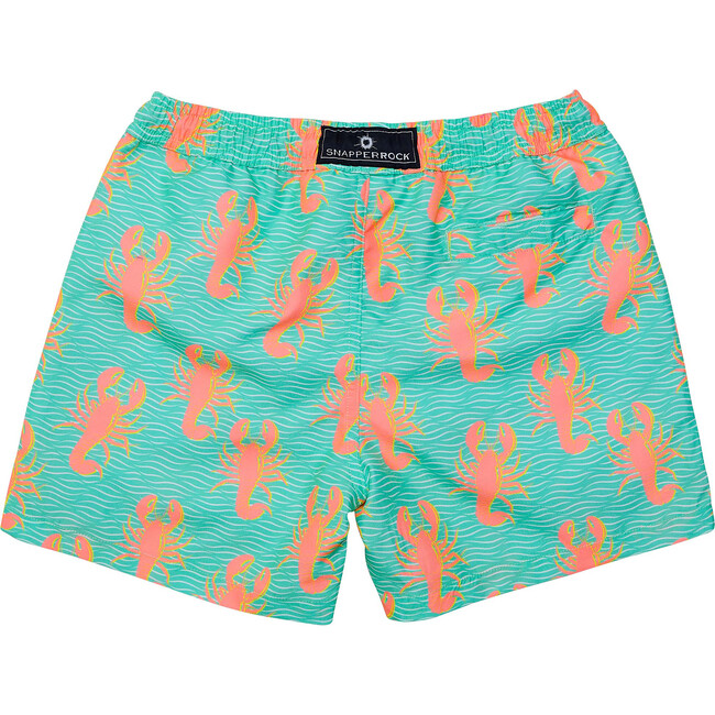 Sustainable Comfort Lined Drawstring Swim Short, Ocean Clawed