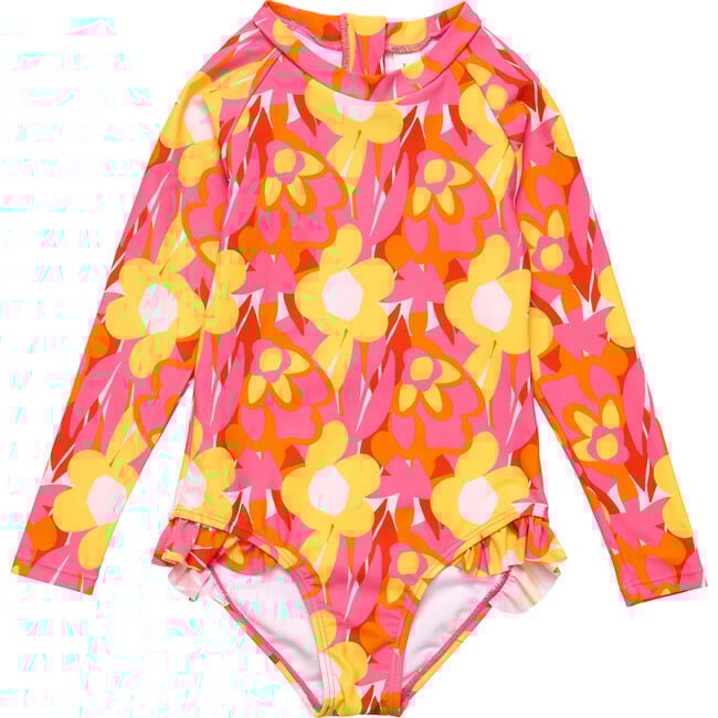 Pop of Sunshine LS Surf Suit - One Pieces - 1