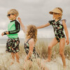 Sustainable LS Rash Top, Green Black - Rash Guards - 4 - thumbnail
