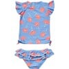 Beach Bloom SS Ruffle Set - Two Pieces - 3 - thumbnail
