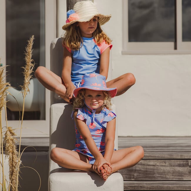 Beach Bloom SS Ruffle Set - Two Pieces - 4