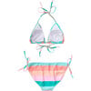 Triangle Bikini, Sunset Stripe - Two Pieces - 3 - thumbnail