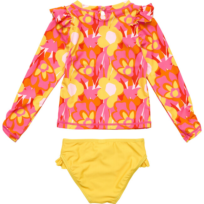 Pop of Sunshine LS Ruffle Set - Two Pieces - 3