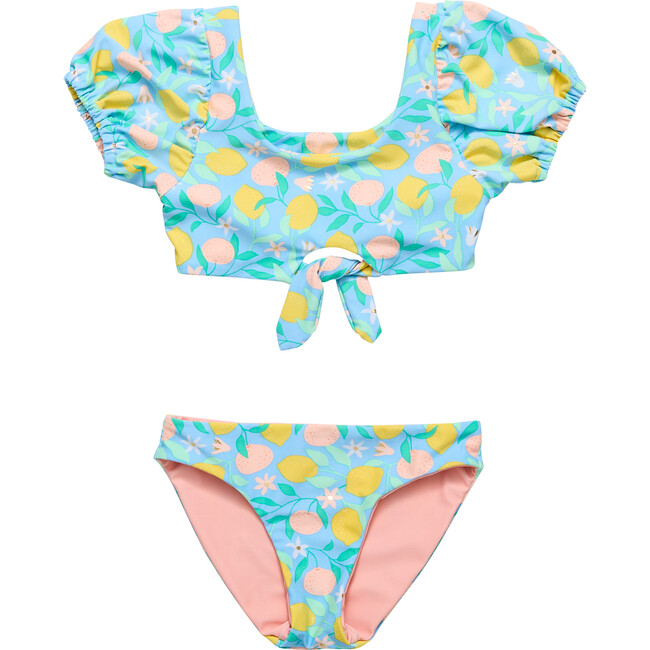 Lemon Drops Knot Front Bikini