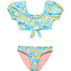 Lemon Drops Knot Front Bikini - Two Pieces - 1 - thumbnail