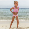 Pink Sea Frilled Crop Bikini - Two Pieces - 2 - thumbnail