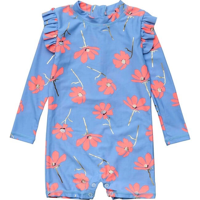 Beach Bloom LS Sunsuit - One Pieces - 1