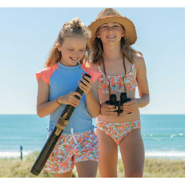 Hawaiian Luau Sustainable Shirred Bikini