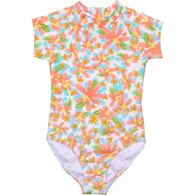 Hawaiian Luau Sustainable SS Surf Suit - One Pieces - 1