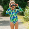 Toucan Jungle Sustainable Keyhole Surf Suit - One Pieces - 2 - thumbnail