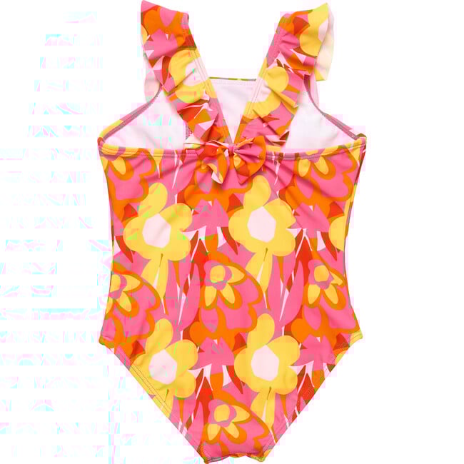 Pop of Sunshine Ruffle Shoulder Swimsuit - One Pieces - 2