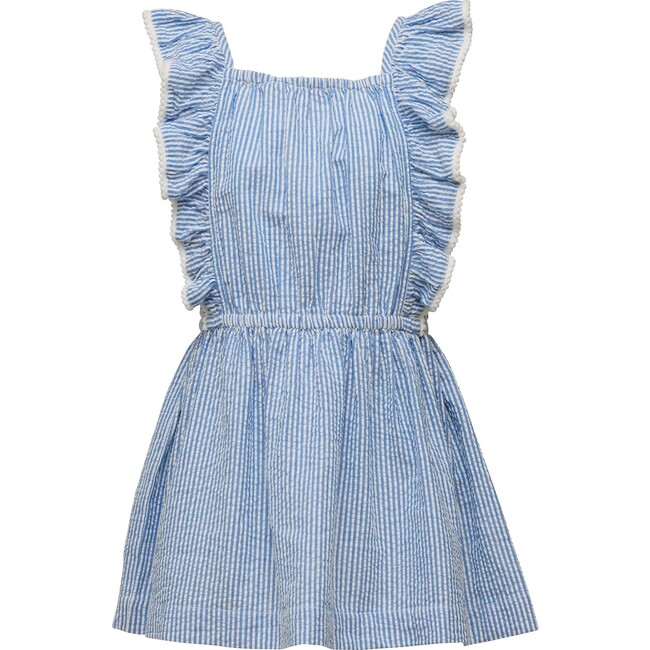 Cornflower Frilled Beach Dress