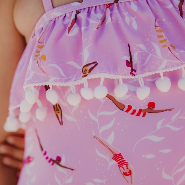 Diving Diva One  Shoulder Frill Swimsuit - One Pieces - 4