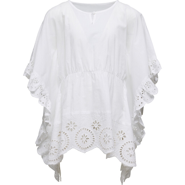 Cesci White Eyelet Cover Up