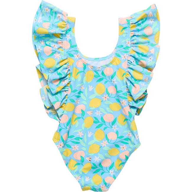 Lemon Drops Wide Frill Swimsuit - One Pieces - 3