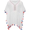 White Sherbet Tassel Cover Up - Cover-Ups - 1 - thumbnail