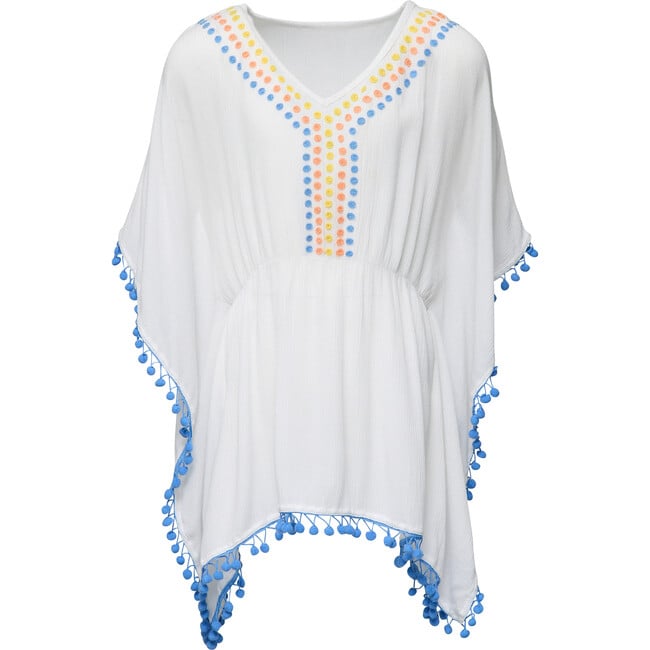 White Rainbow Spot Cover Up - Cover-Ups - 1