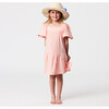Peach Flutter Sleeve Beach Dress - Cover-Ups - 4 - thumbnail