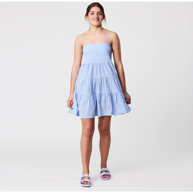 Cornflower Stripe Beach Dress