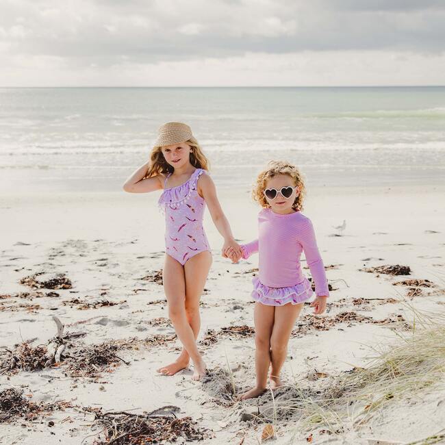 Diving Diva One  Shoulder Frill Swimsuit - One Pieces - 6