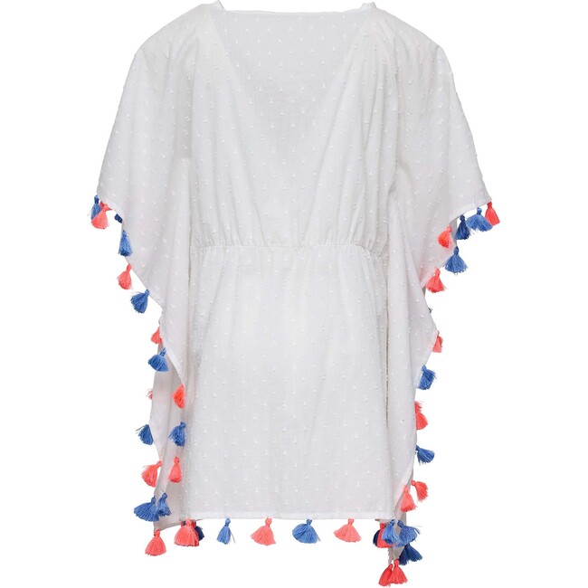 White Sherbet Tassel Cover Up - Cover-Ups - 3